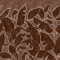 Tropical Breeze, Burgundy Mural Wallpaper - pure wallpaper artwork