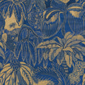 Golden Mirage, Blue Mural Wallpaper - pure wallpaper artwork