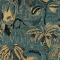 Golden Mirage, Teal Mural Wallpaper - pure wallpaper artwork