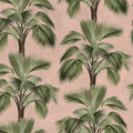 Tropical Rhythm, Pink Mural Wallpaper - pure wallpaper artwork