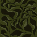 Bold Botanica, Dark Green Mural Wallpaper - pure wallpaper artwork
