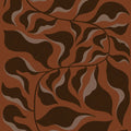 Bold Botanica, Rust Mural Wallpaper - pure wallpaper artwork