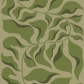 Bold Botanica, Light Green Mural Wallpaper - pure wallpaper artwork