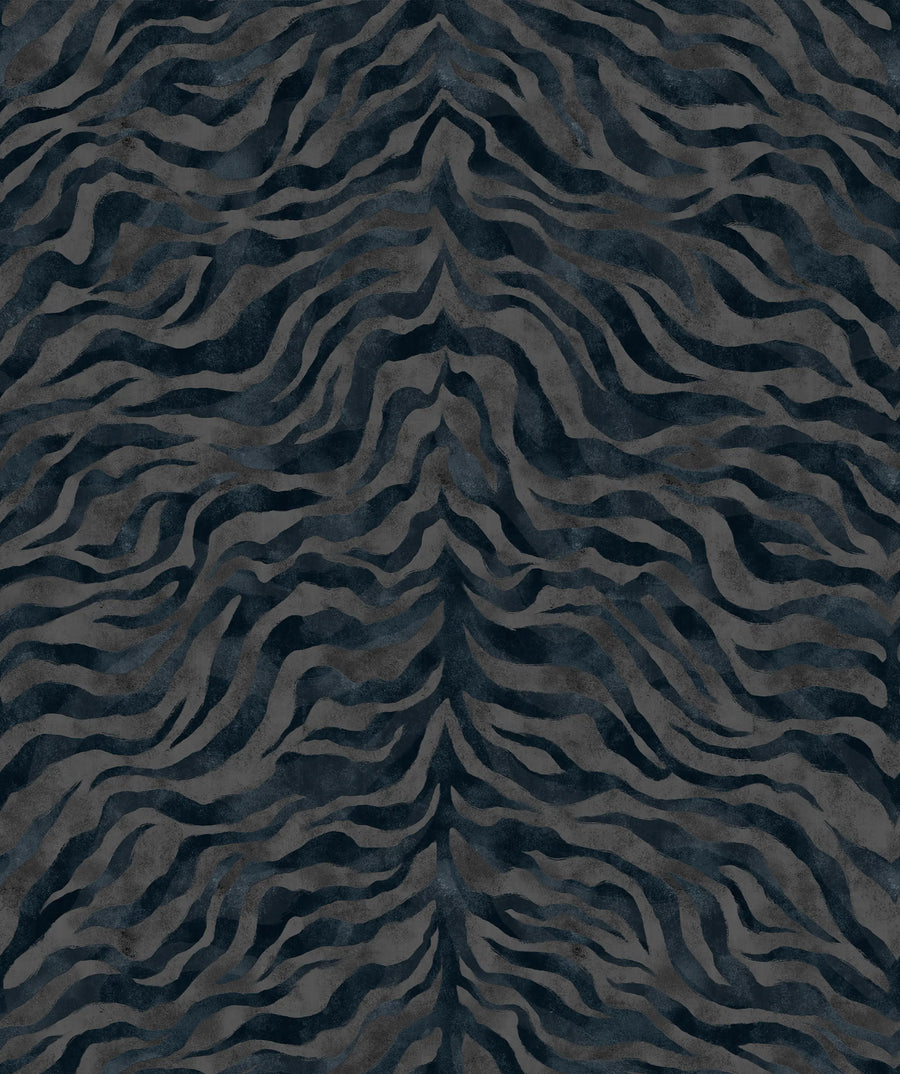 Animal Luxe, Blue Mural Wallpaper