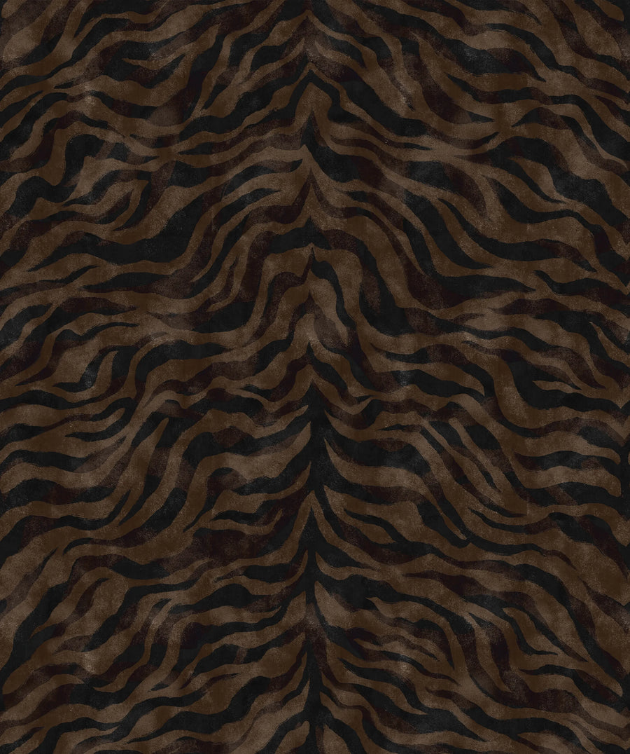 Animal Luxe, Brown Mural Wallpaper