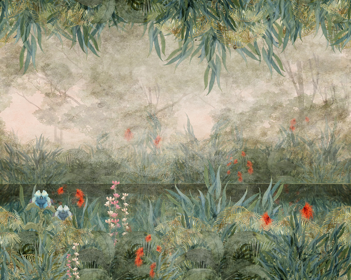 Tropical Treasures, Day Mural Wallpaper - pure wallpaper artwork