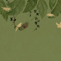 Birds in the Trees, Green Mural Wallpaper - pure wallpaper artwork
