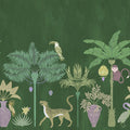 Savanna Chic, Green Mural Wallpaper - pure wallpaper artwork