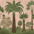 Botanical Bliss, Peach Mural Wallpaper - pure wallpaper artwork