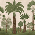 Botanical Bliss, Beige Mural Wallpaper - pure wallpaper artwork