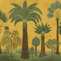 Botanical Bliss, Yellow Mural Wallpaper - pure wallpaper artwork