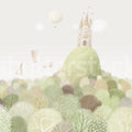 Whimsy Castle, Summer Mural Wallpaper - pure wallpaper artwork