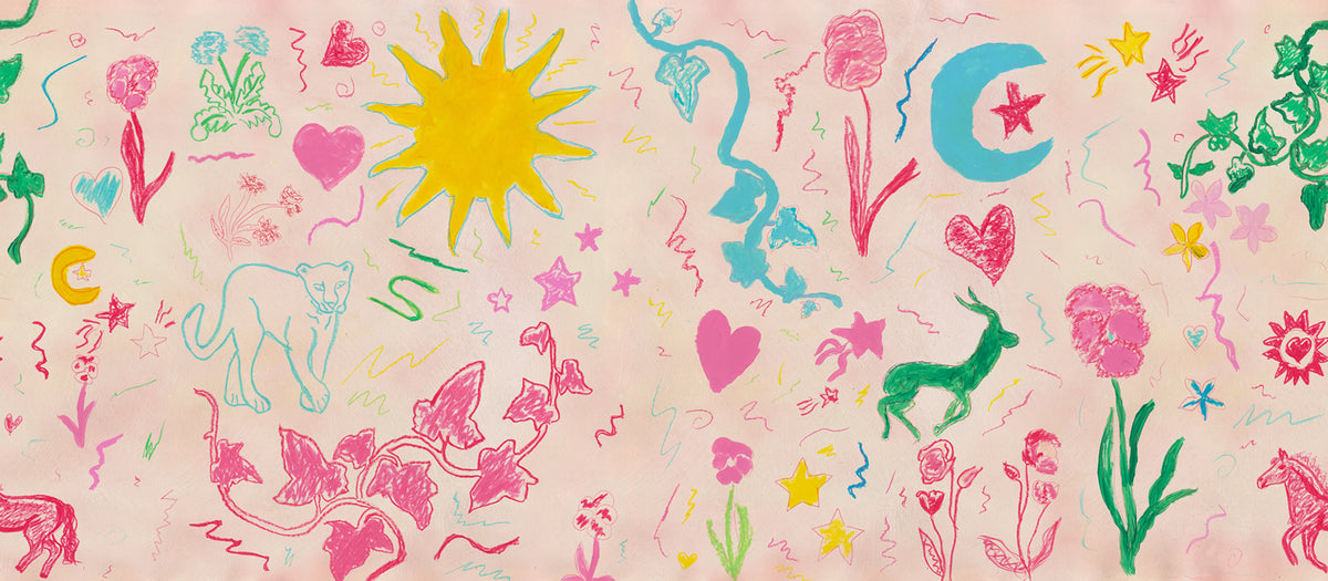 Chroma, Pink Mural Wallpaper - pure wallpaper artwork
