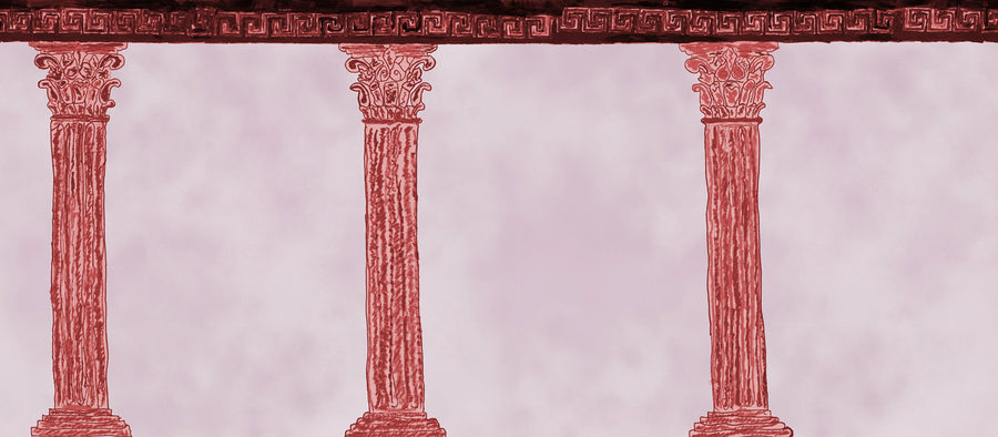 Aegis, Red Mural Wallpaper