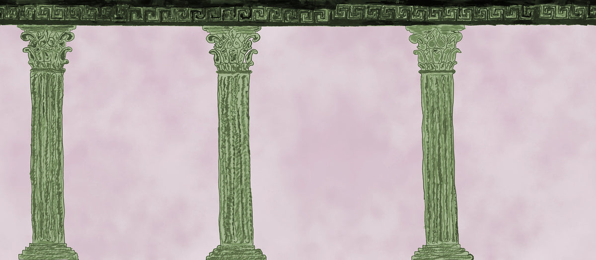 Aegis, Pink Mural Wallpaper - pure wallpaper artwork