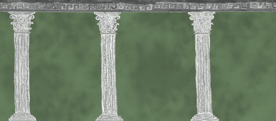 Aegis, Green Mural Wallpaper