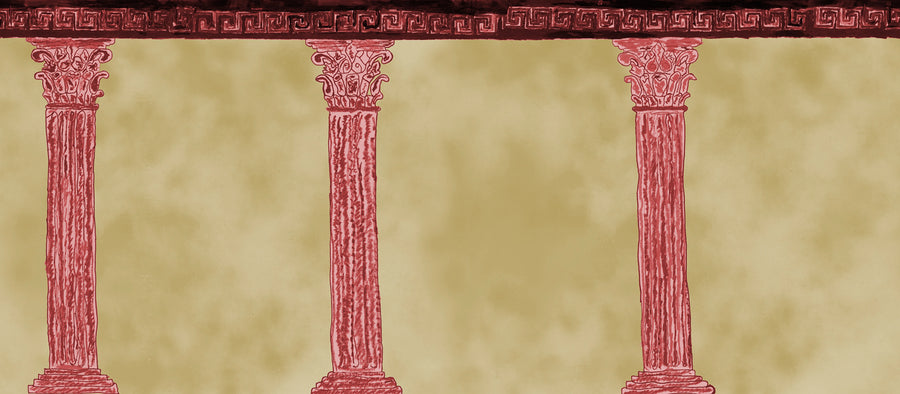 Aegis, Beige Mural Wallpaper