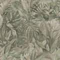 Birds in the Jungle, Light Green Mural Wallpaper - pure wallpaper artwork