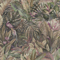 Birds in the Jungle, Lilac Mural Wallpaper - pure wallpaper artwork