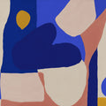 Shapes, Blue Mural Wallpaper - pure wallpaper artwork