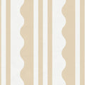 Wavy Stripe, Beige Mural Wallpaper - pure wallpaper artwork