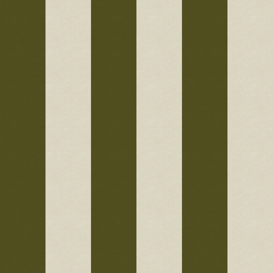 Bold Stripes, Green Mural Wallpaper
