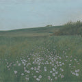 Poppy Landscape, Dusk Mural Wallpaper - pure wallpaper artwork