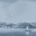 Weekend Sail, Blue Mural Wallpaper - pure wallpaper artwork