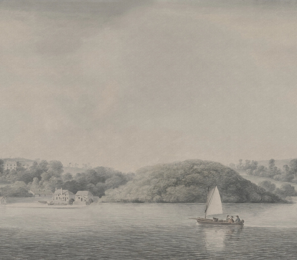 Weekend Sail, Soft Mural Wallpaper - pure wallpaper artwork