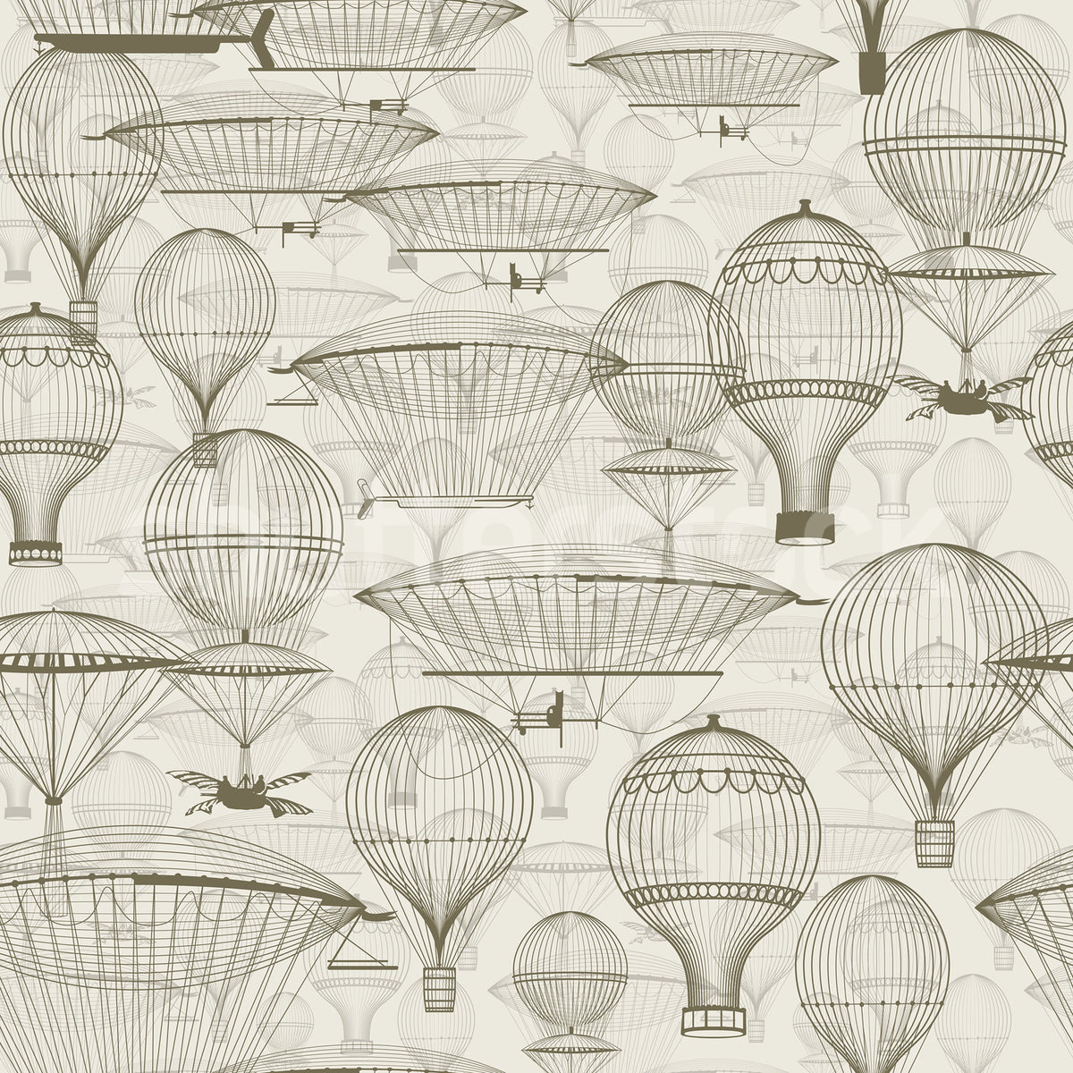 Bon Voyage, Vintage Mural Wallpaper - pure wallpaper artwork