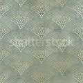 Shimmer Fan, Green Mural Wallpaper - pure wallpaper artwork