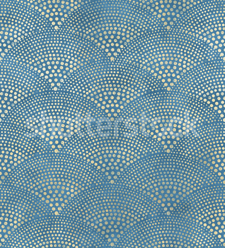 Shimmer Fan, Blue Mural Wallpaper