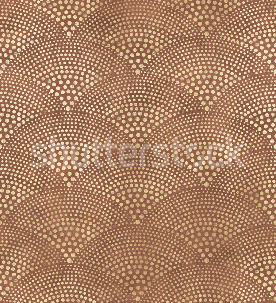 Shimmer Fan, Rust Mural Wallpaper