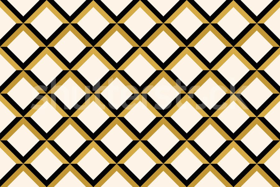 Lattice, Creme Mural Wallpaper