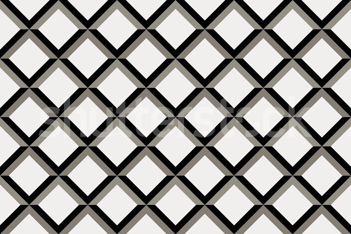 Lattice, Gray Mural Wallpaper - pure wallpaper artwork