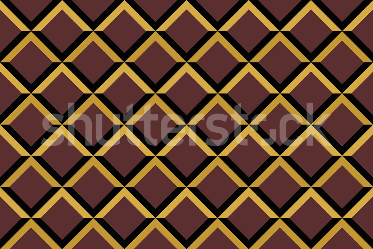 Lattice, Burgundy Mural Wallpaper - pure wallpaper artwork