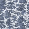 Woodland Toile, Blue Mural Wallpaper - pure wallpaper artwork