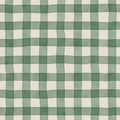 Gingham, Green Mural Wallpaper - pure wallpaper artwork