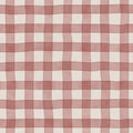 Gingham, Red Mural Wallpaper - pure wallpaper artwork