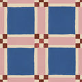 Bold Grid, Blue Mural Wallpaper - pure wallpaper artwork