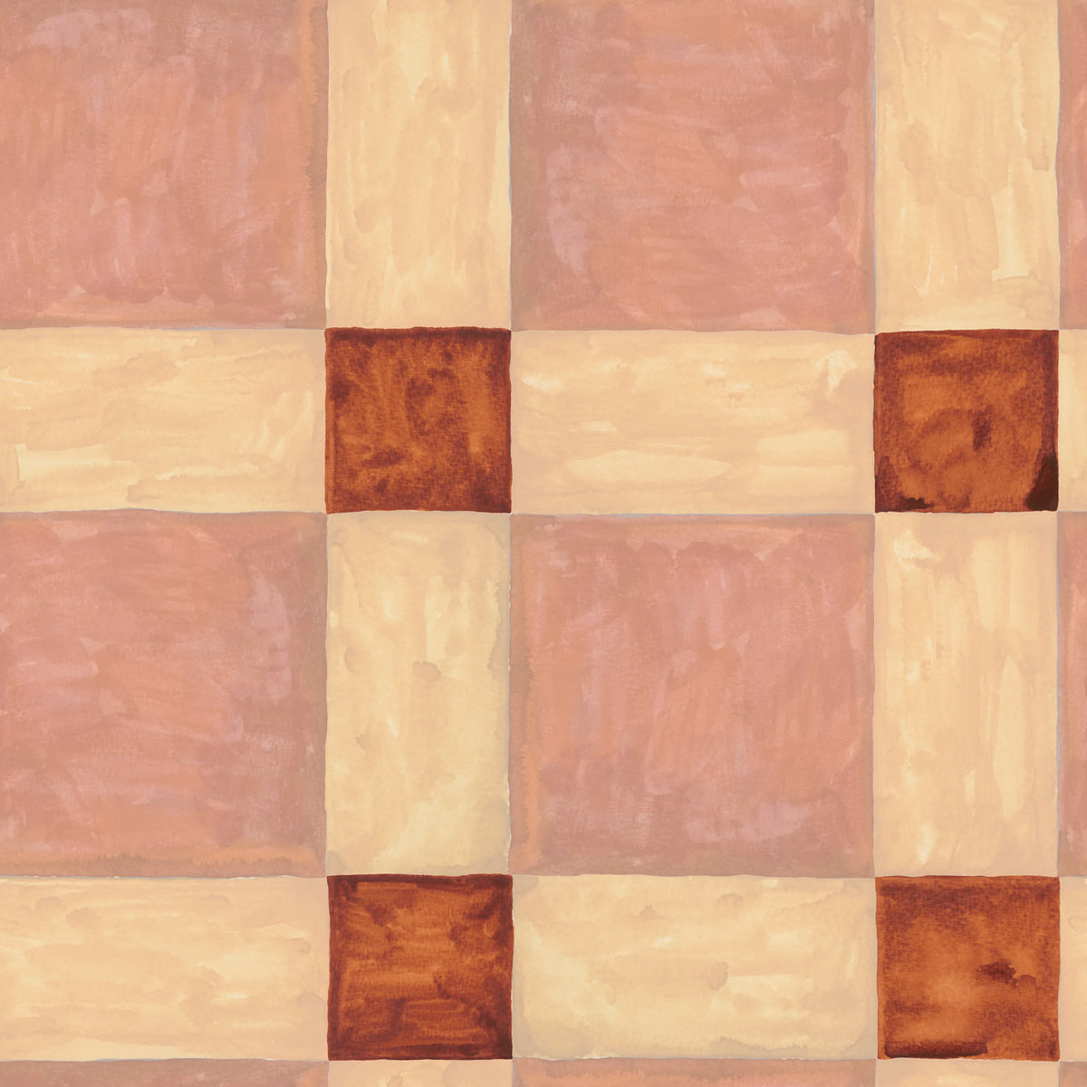 Artisan Square, Red Mural Wallpaper - pure wallpaper artwork