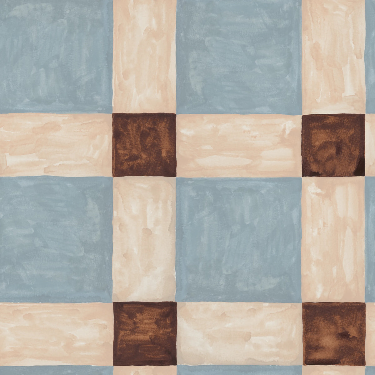 Artisan Square, Blue Mural Wallpaper - pure wallpaper artwork