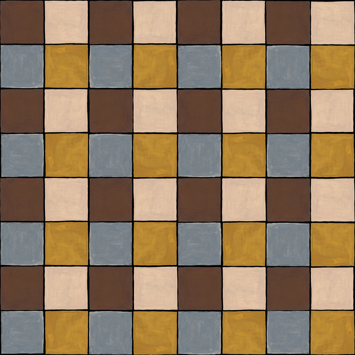 Tile, Orange Mural Wallpaper - pure wallpaper artwork