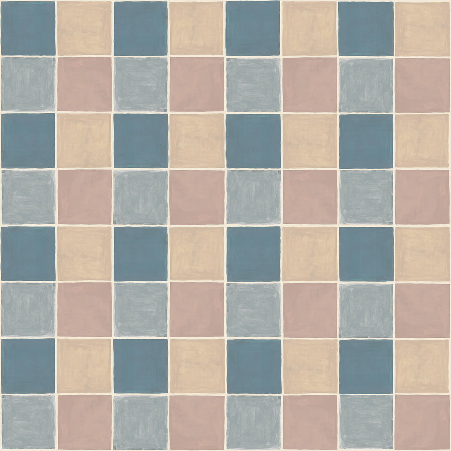 Tile, Pastel Mural Wallpaper