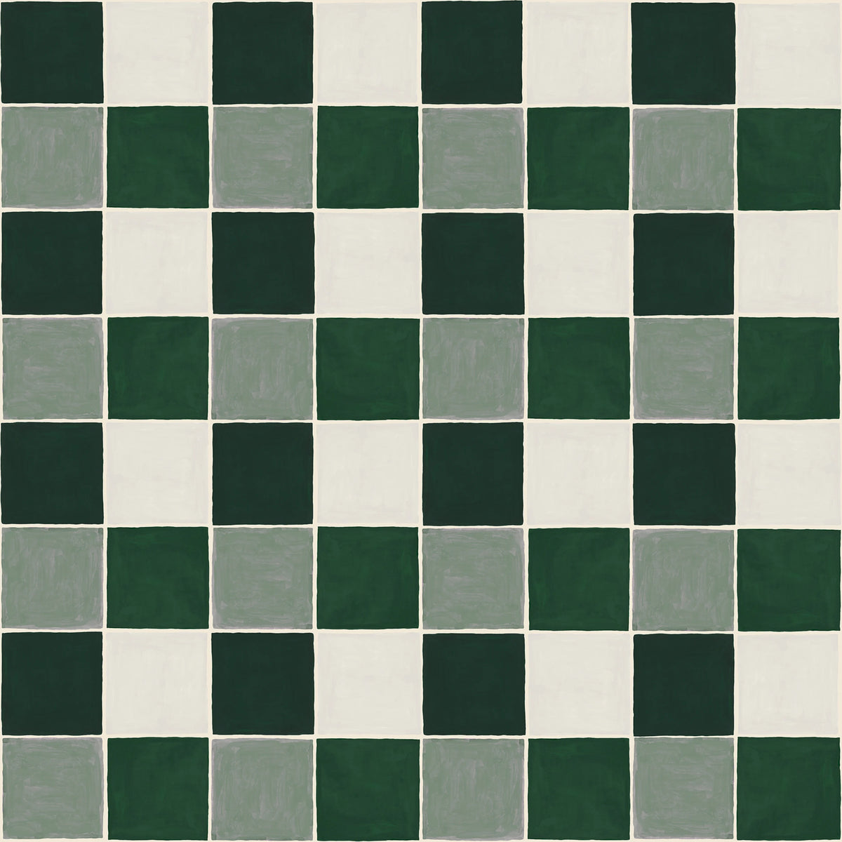 Tile, Green Mural Wallpaper - pure wallpaper artwork