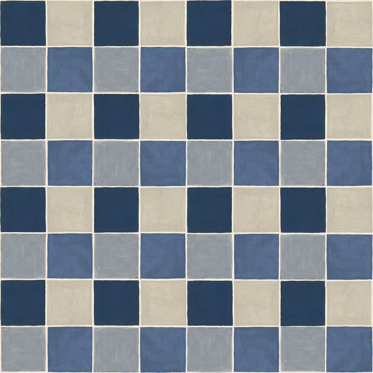 Tile, Blue Mural Wallpaper - pure wallpaper artwork