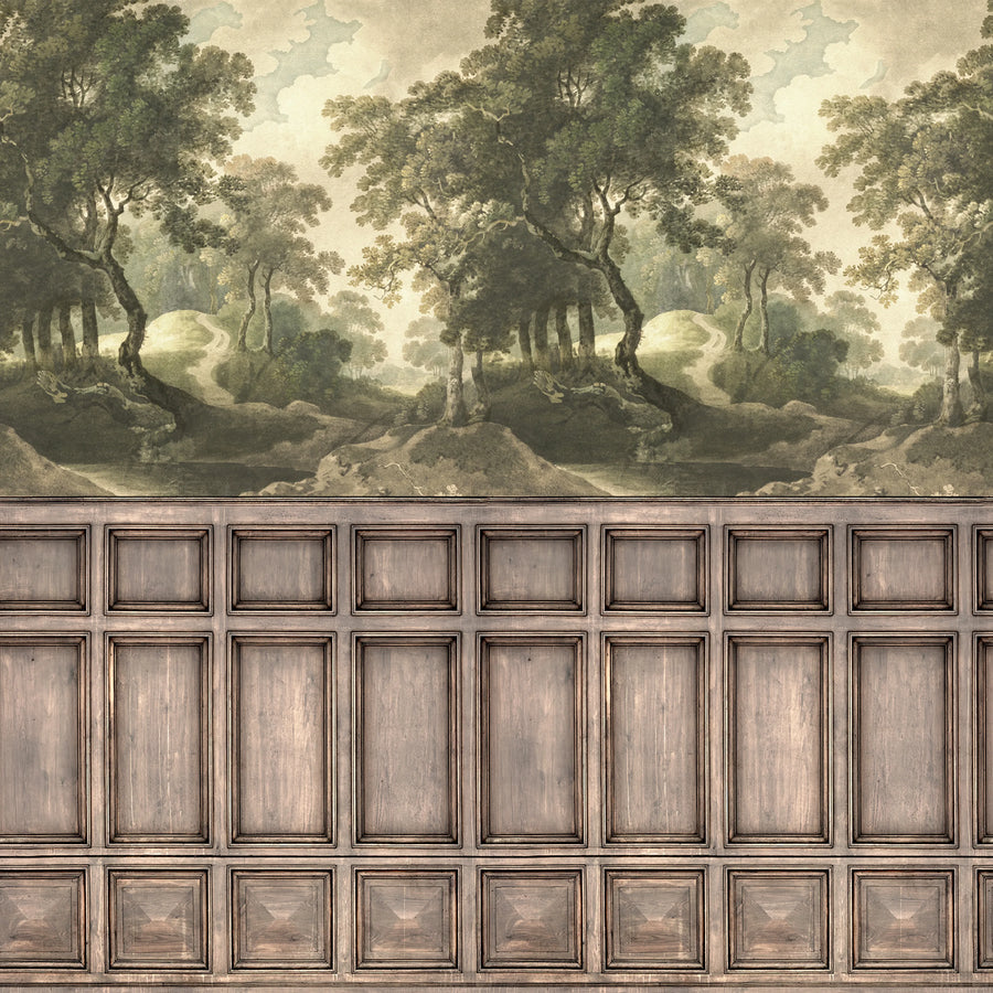 The Vintage Grove, Panels Mural Wallpaper