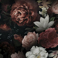 Blooming Bouquet, Dark Mural Wallpaper - pure wallpaper artwork