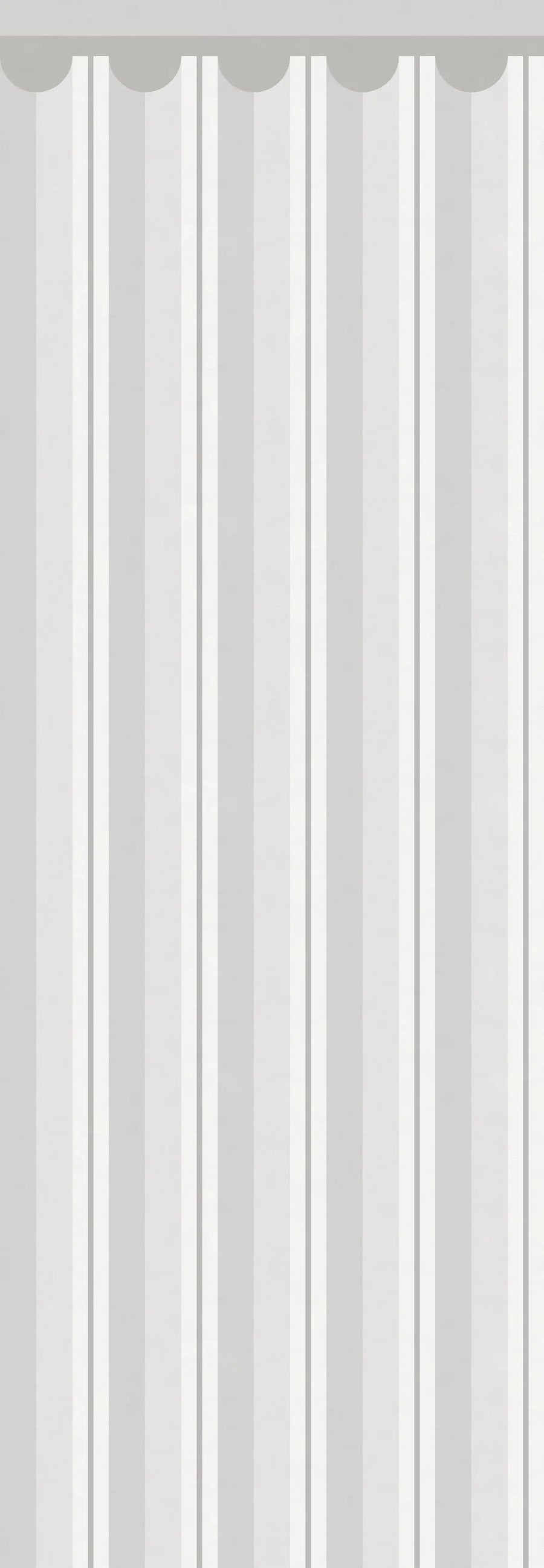 Border Stripe, Gray Mural Wallpaper