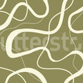 Twisting Lines, Olive Mural Wallpaper - pure wallpaper artwork